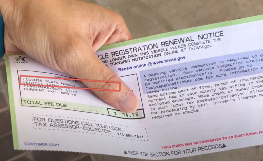Texas Vehicle Registration Renewal Still Available Online With Two - Riset