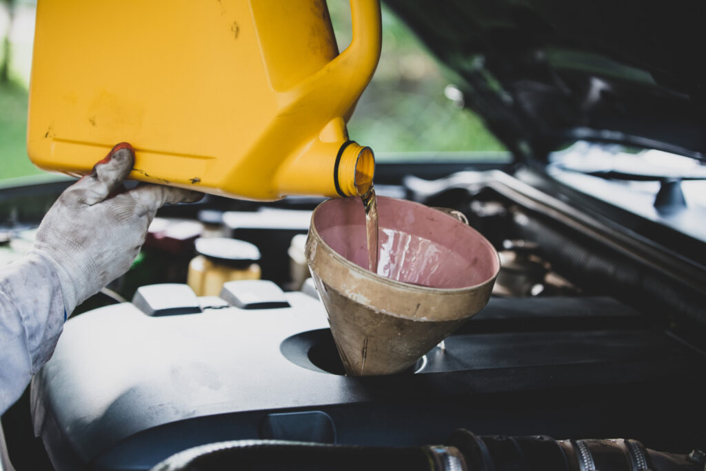 change oil filter