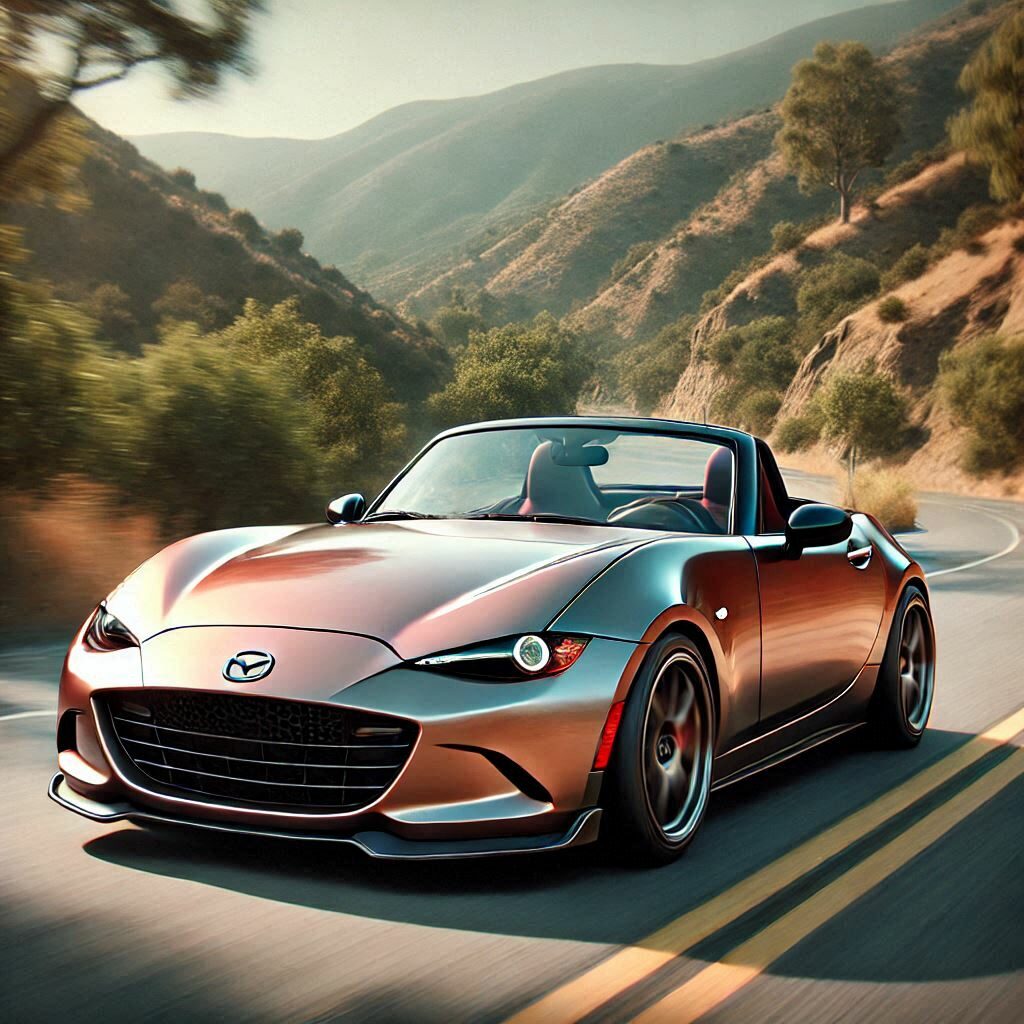 AI generated image of the Mazda MX-5 Miata