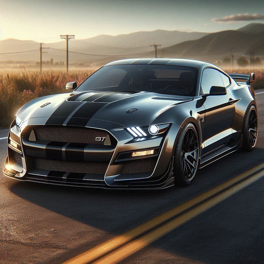 AI generated image of the Ford Mustang Shelby GT500