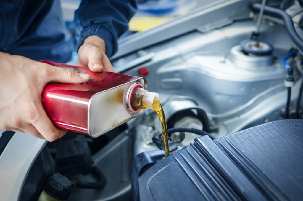 Filling up car fluids